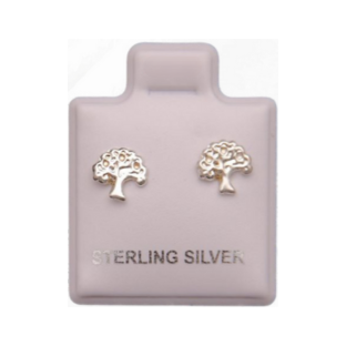 Aretes de Plata 925 Arboles