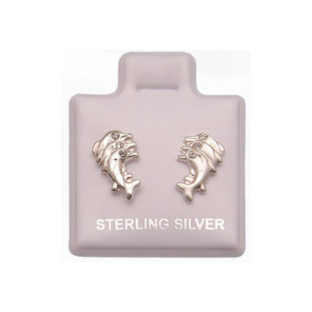Aretes de Plata 925 Delfines