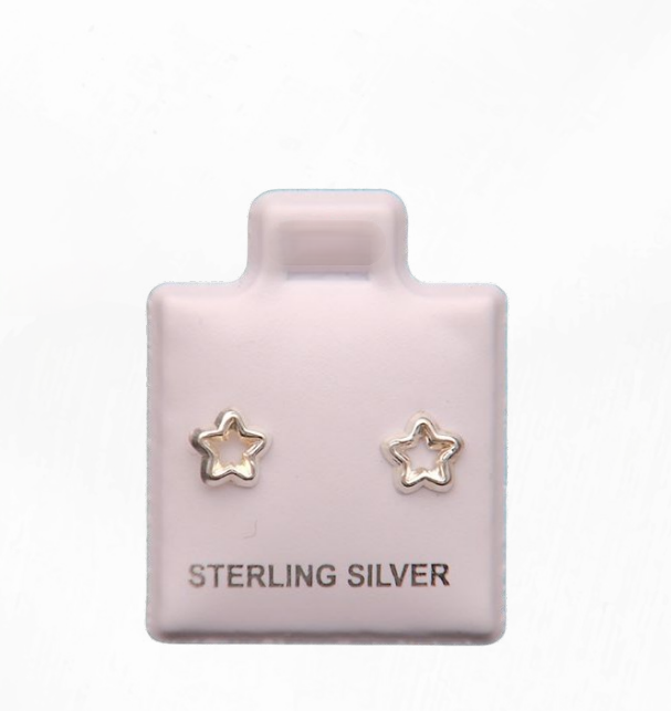Aretes de Plata 925 Estrellita pequeña – foto 1