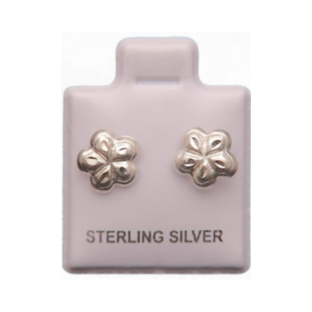 Aretes de Plata 925 Flor Grande – foto 1