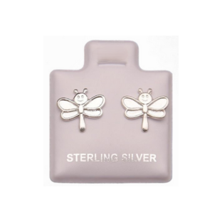 Aretes de Plata 925 Libelula Grande