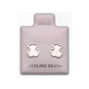 Aretes de Plata 925 Ositos rellenos – foto 1