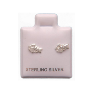 Aretes de Plata 925 Peces de esqueleto – foto 1