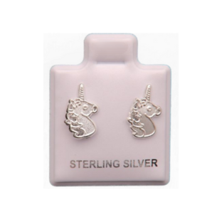 Aretes de Plata 925 Unicornios
