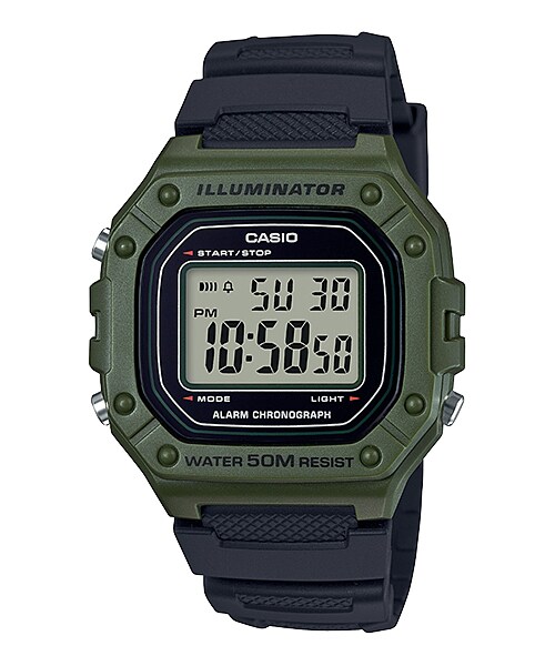 Reloj Casio Digital W-218H-3AVDF