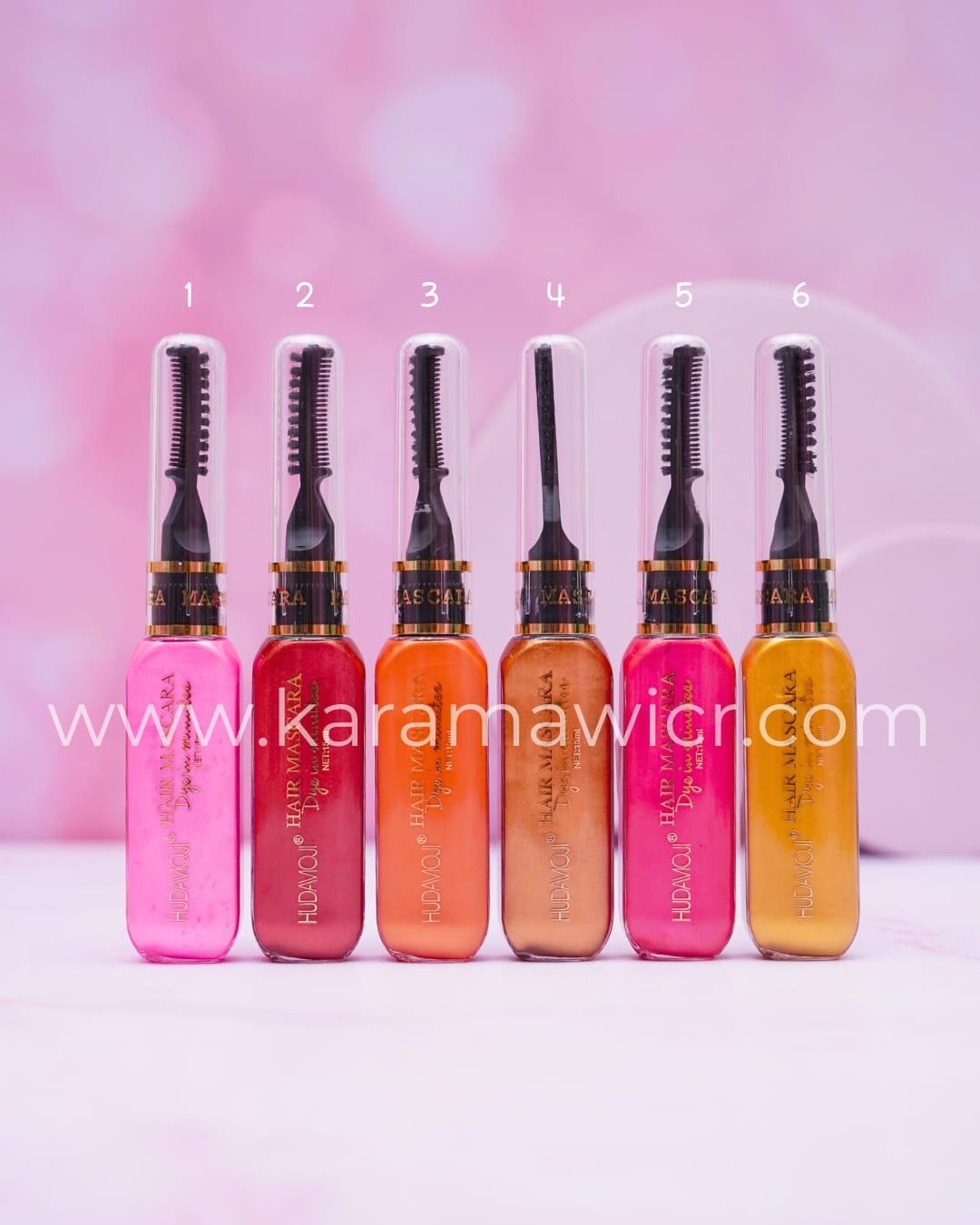 Hair Mascara Dye  del 1 al  6