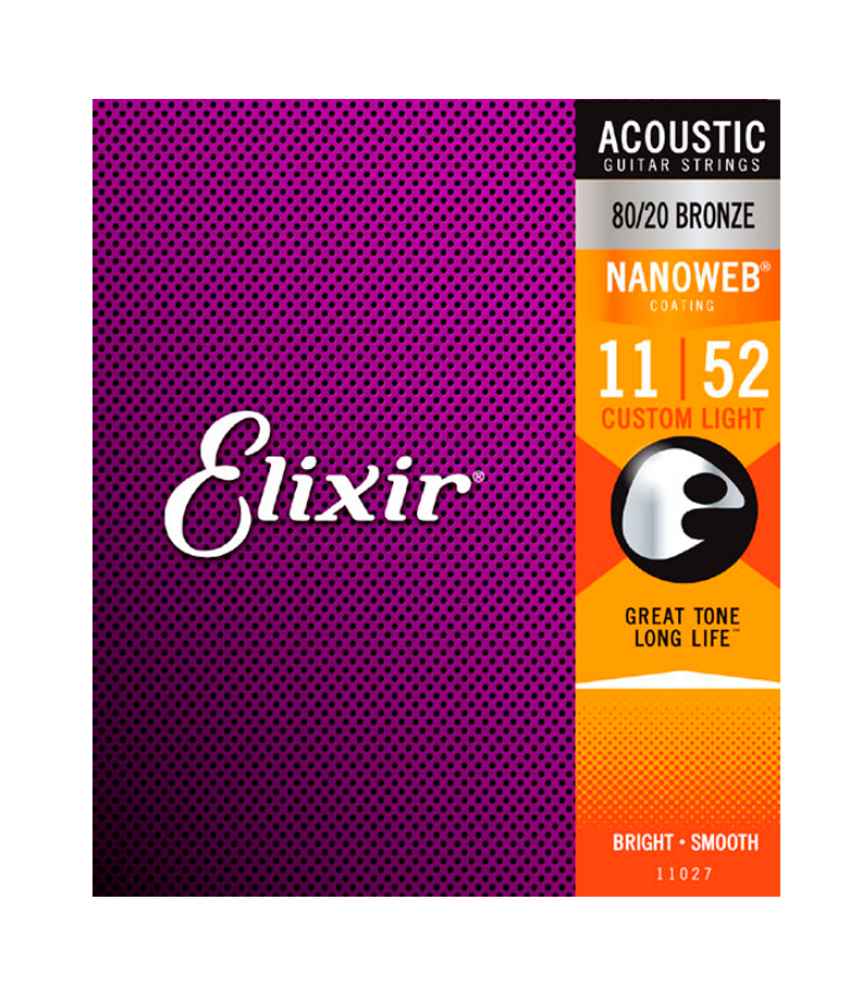 CUERDAS ELIXIR ACOUSTIC NANO WEB 11-52 – foto 1