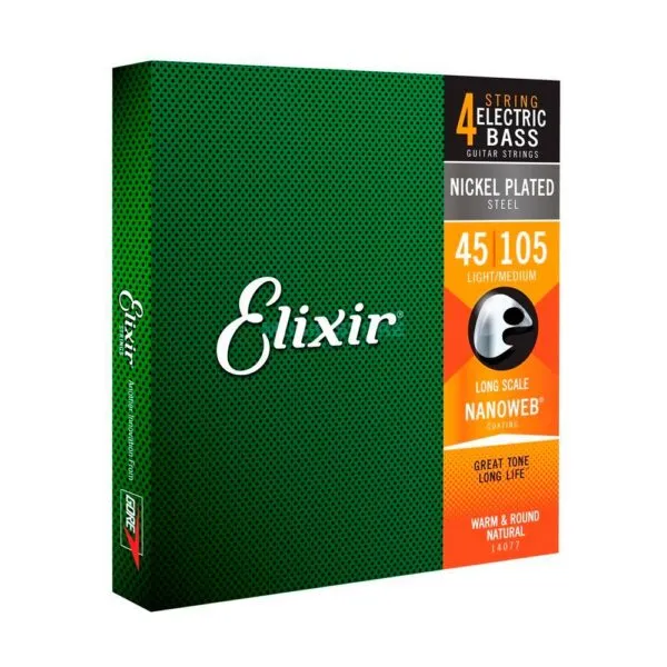 CUERDAS ELIXIR NANO WEB PARA BAJO 45-100 – foto 2