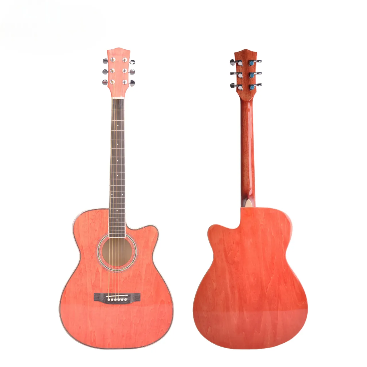 GUITARRA ELECTROACUSTICA WINZZ - BRILLANTE ROJO