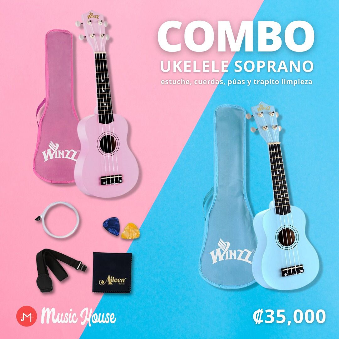 Ukelele Soprano Celeste - COMBO - – foto 1