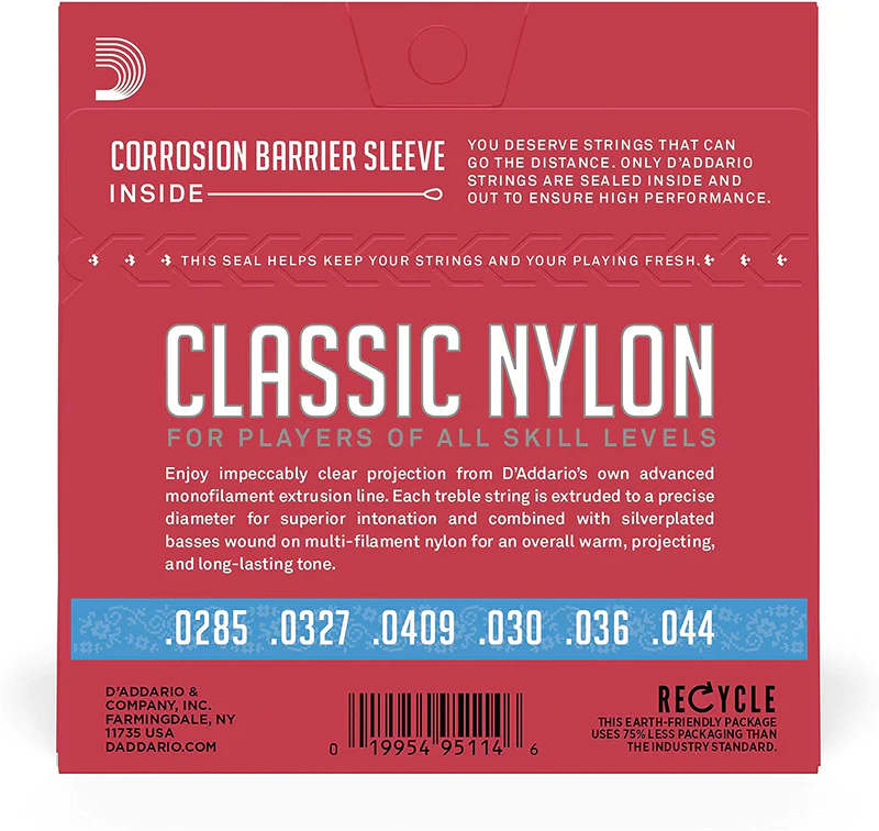 CUERDAS GUITARRA CLASICA - D´ADDARIO - HARD TENSION – foto 2