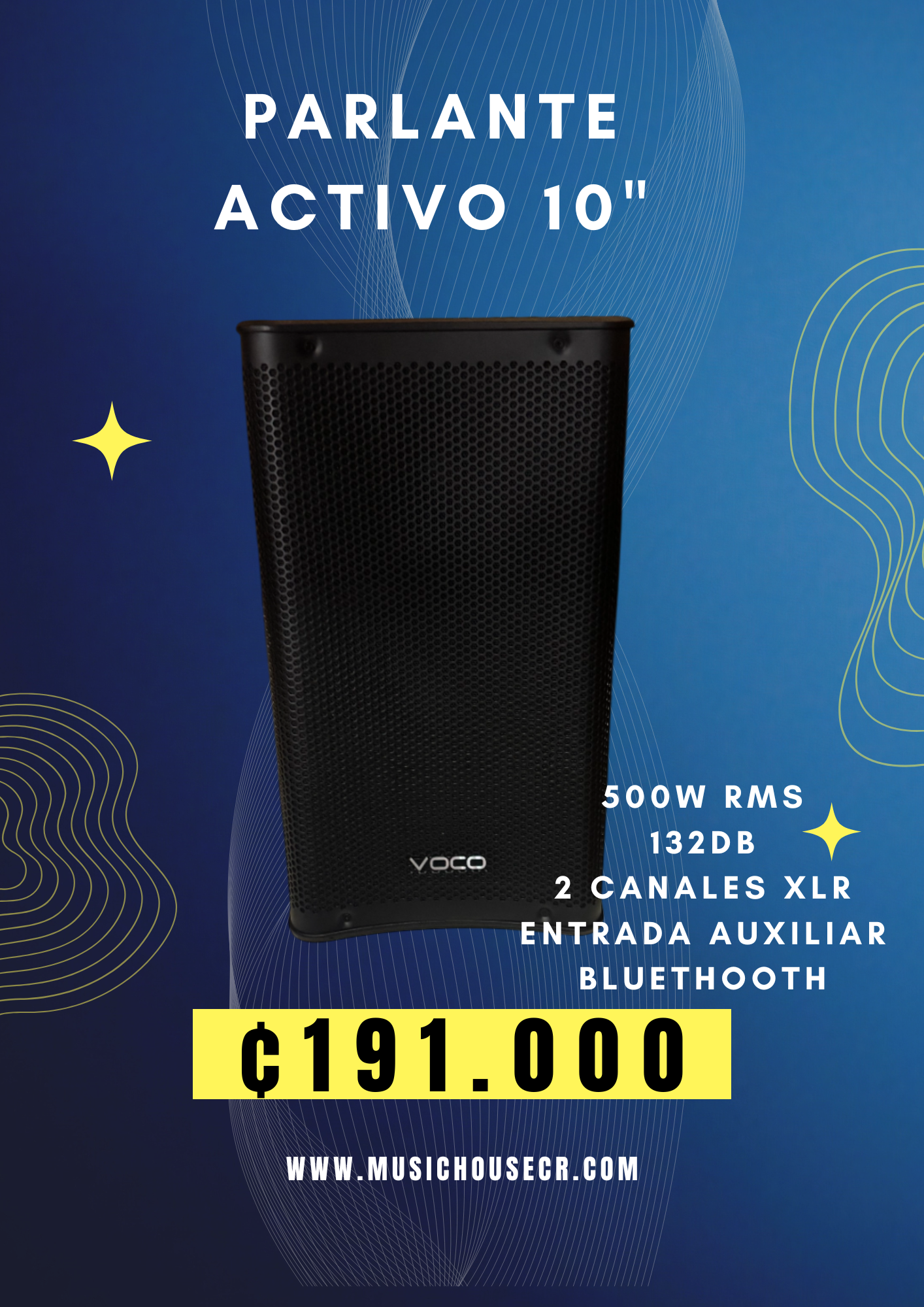 PARLANTE ACTIVO 10" – foto 1