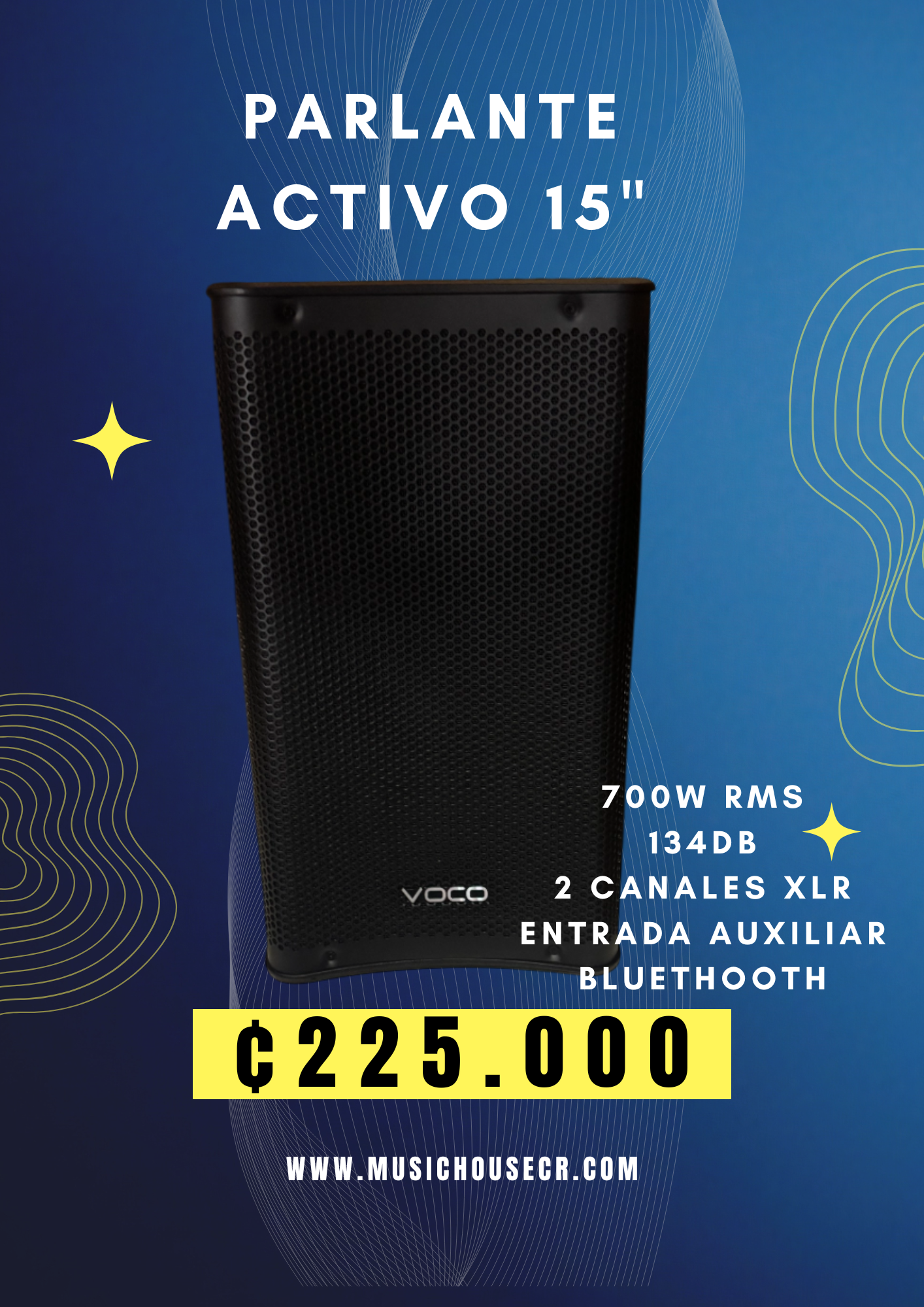 PARLANTE ACTIVO 15" – foto 2