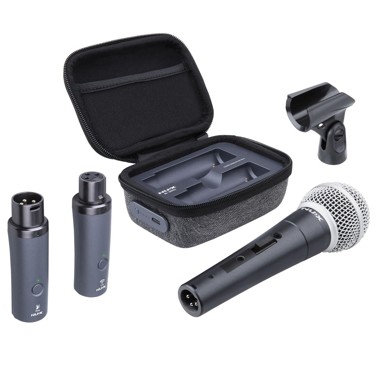 SISTEMA INALAMBRICO PARA MICROFONO NUX | B-3RC – foto 1