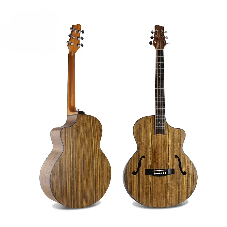 GUITARRA ELECTROACUSTICA - "VIOLIN" NOGAL