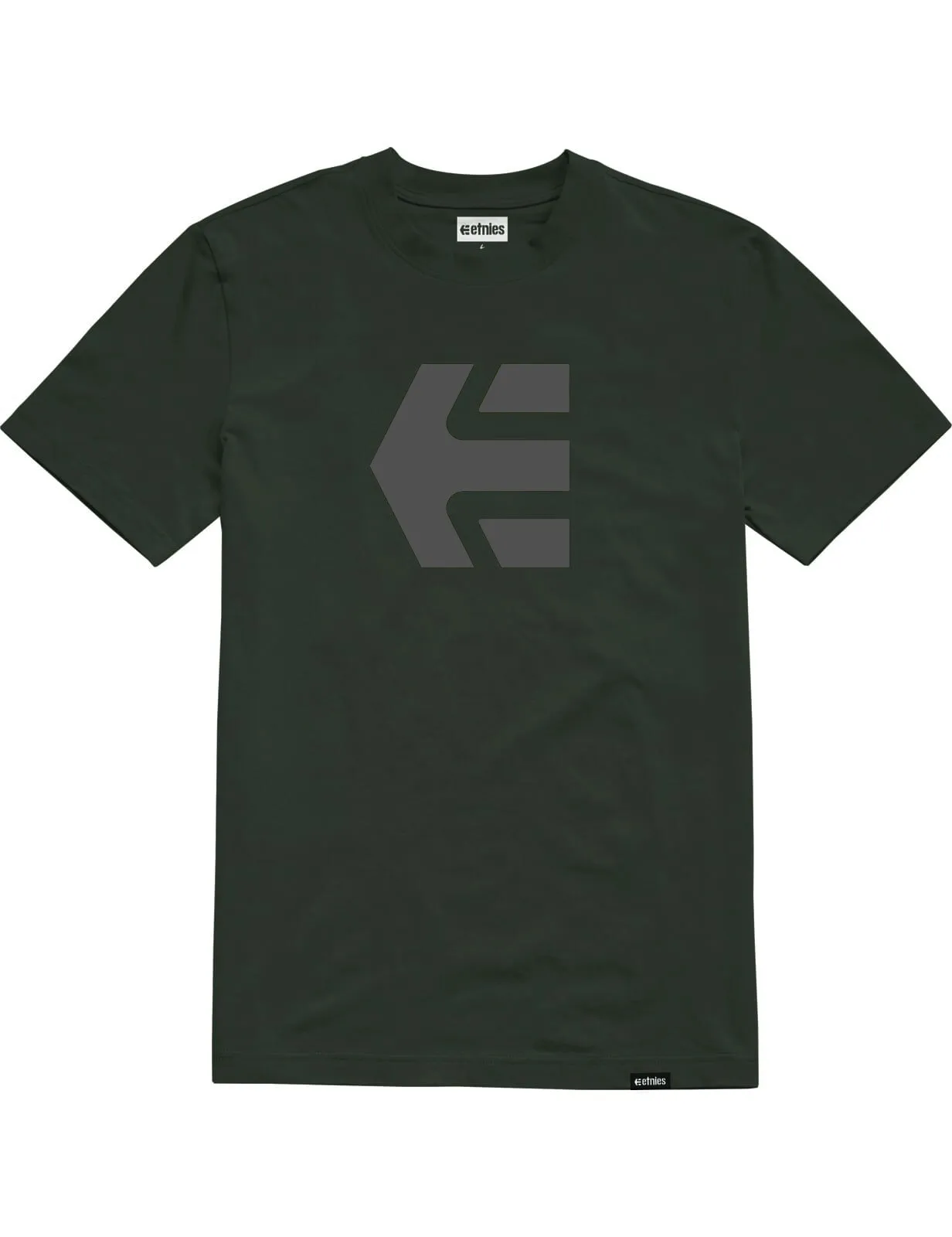 Camiseta Etnies ICON Hombre - Azul Y Blanco, Algodón 100%
