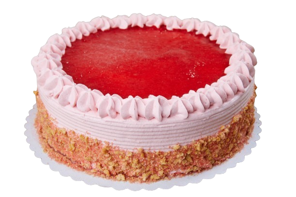 Pastel de fresas con crema
