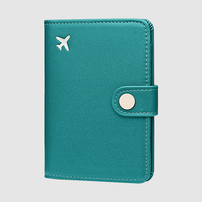 Porta Pasaporte Individual Turquesa – foto 1