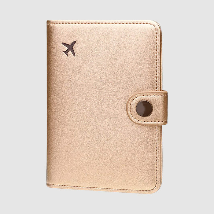 Porta Pasaporte Individual Oro Rosa – foto 1