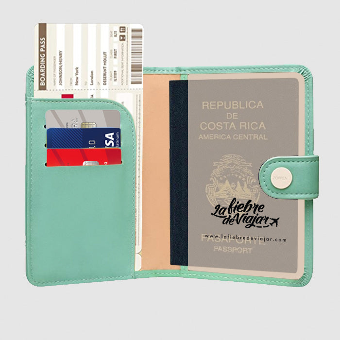 Porta Pasaporte Individual Menta – foto 2
