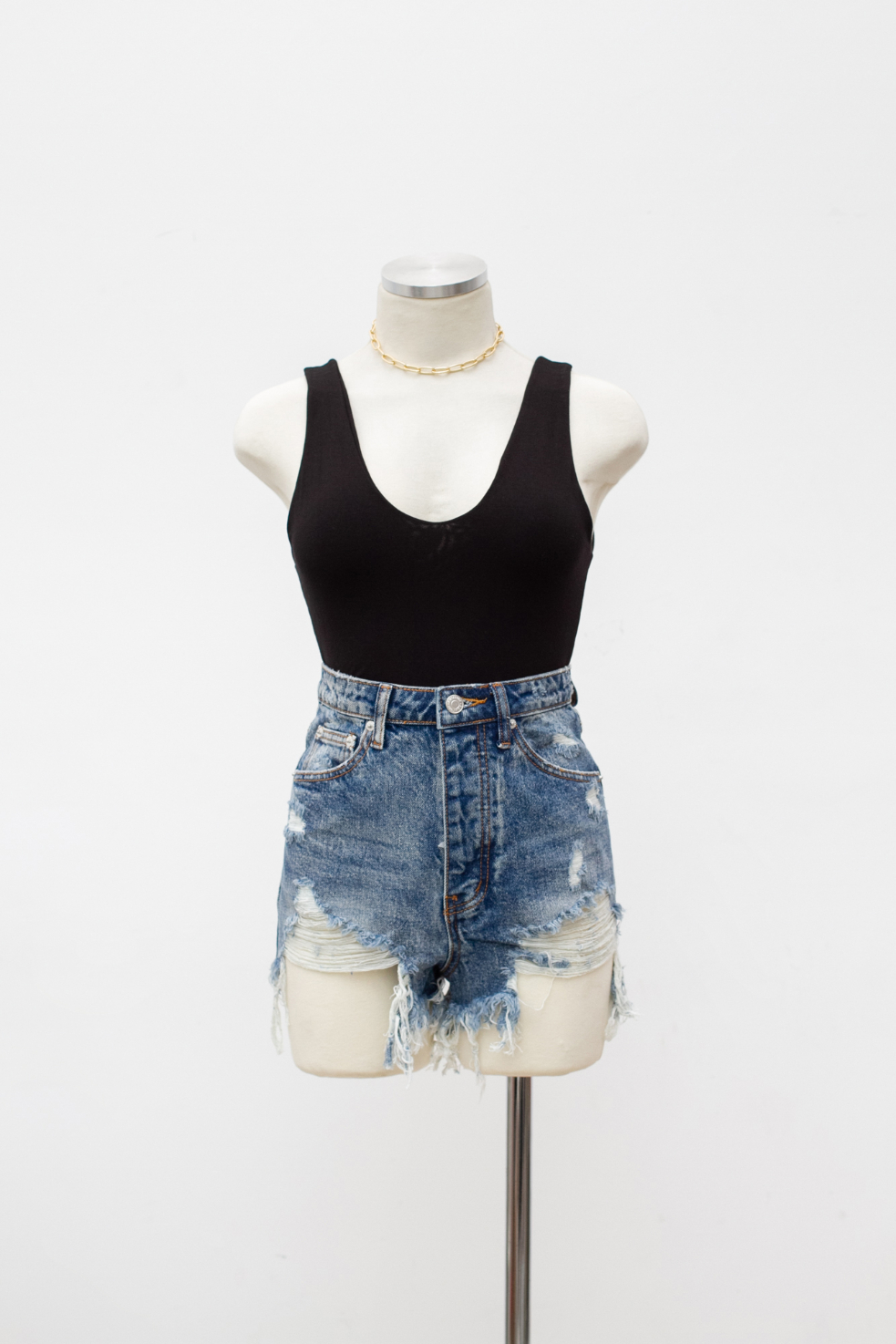 Blusa Sagrada Tease V Crop Onyx – foto 1