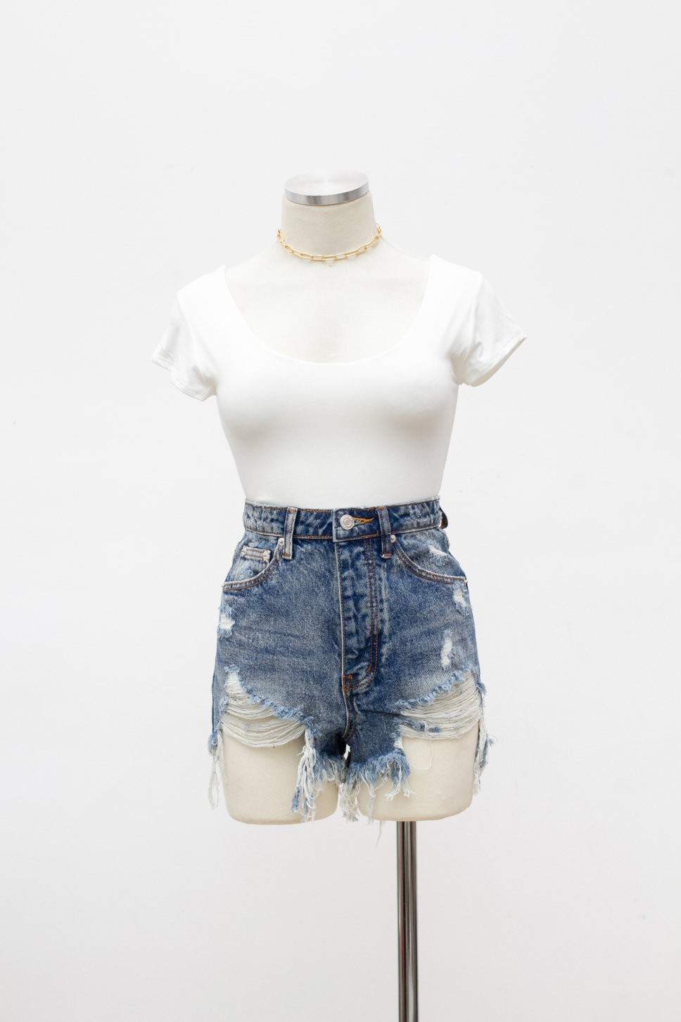 Blusa Sagrada Classic Retro Crop White Moonstone – foto 1