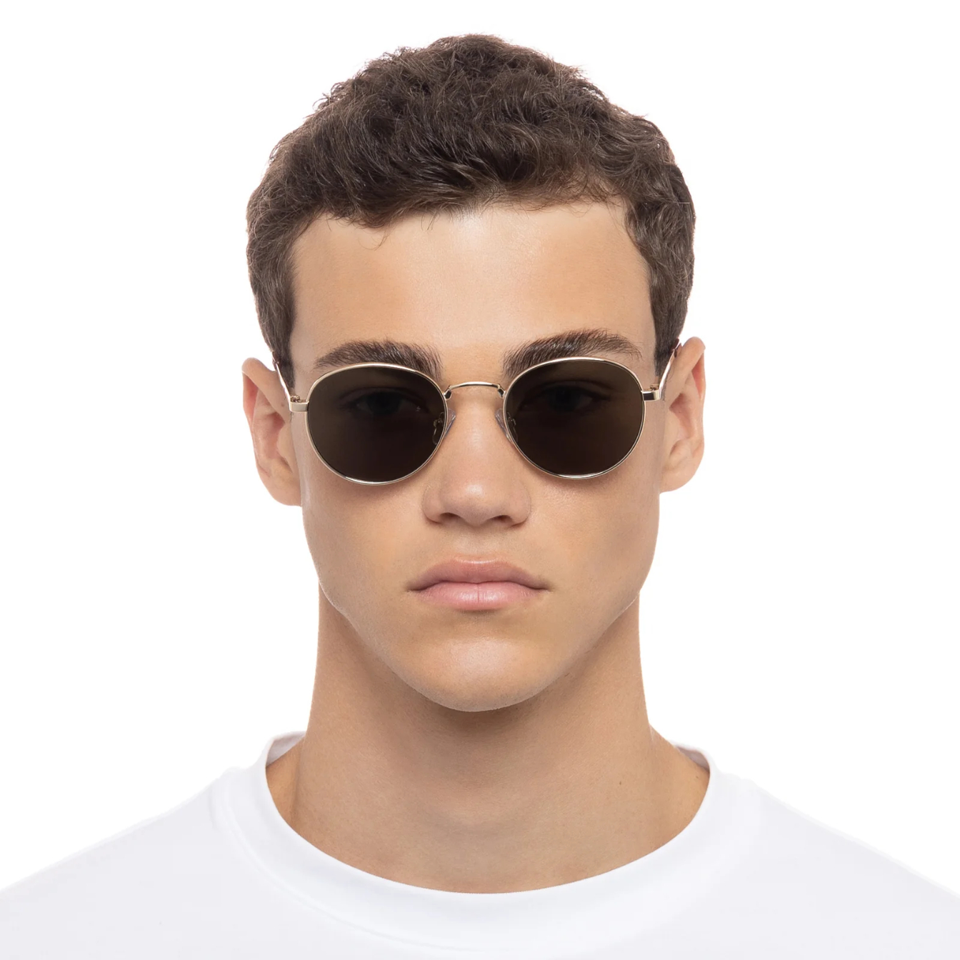 Lentes Le Specs Lost Legacy Gold – foto 3