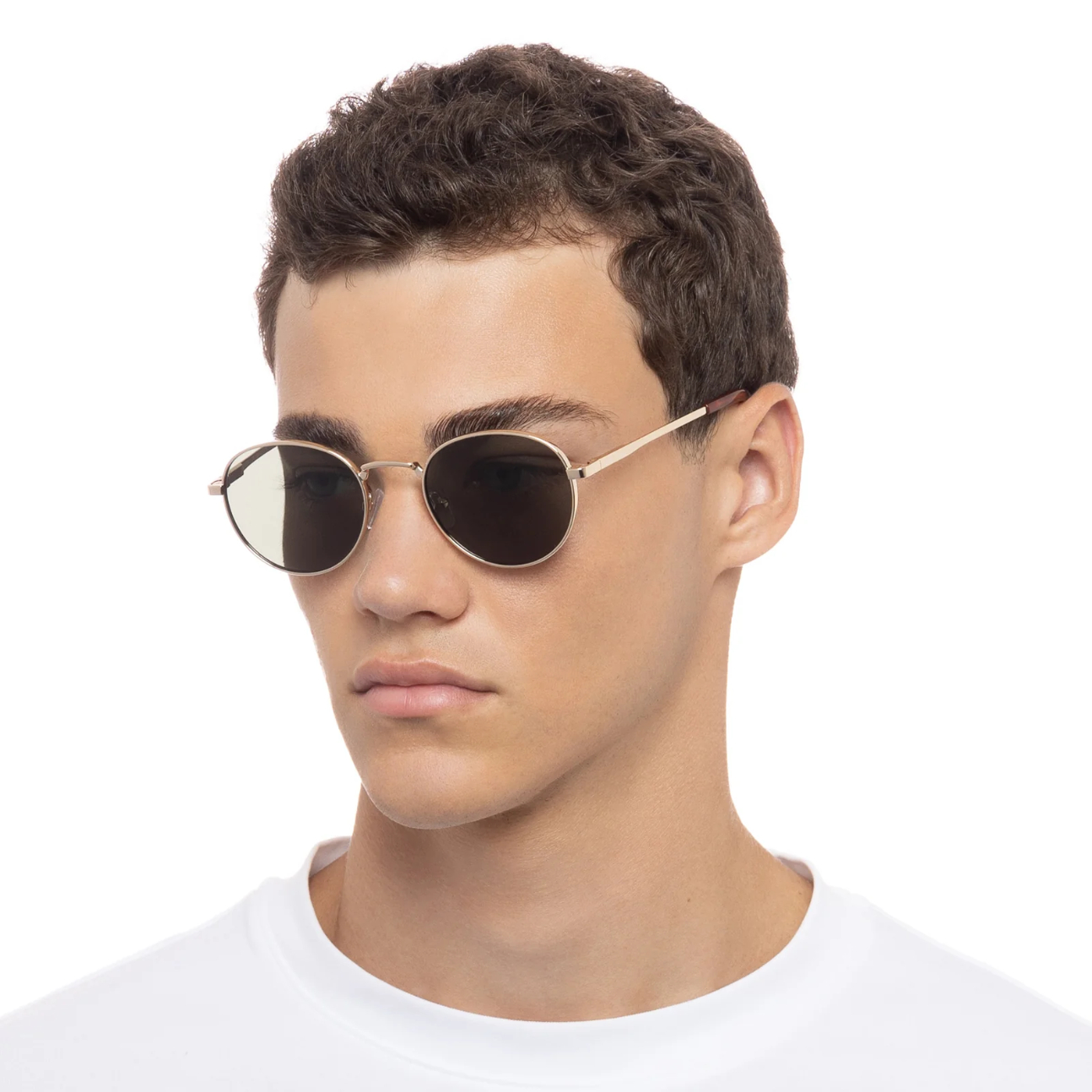 Lentes Le Specs Lost Legacy Gold – foto 5