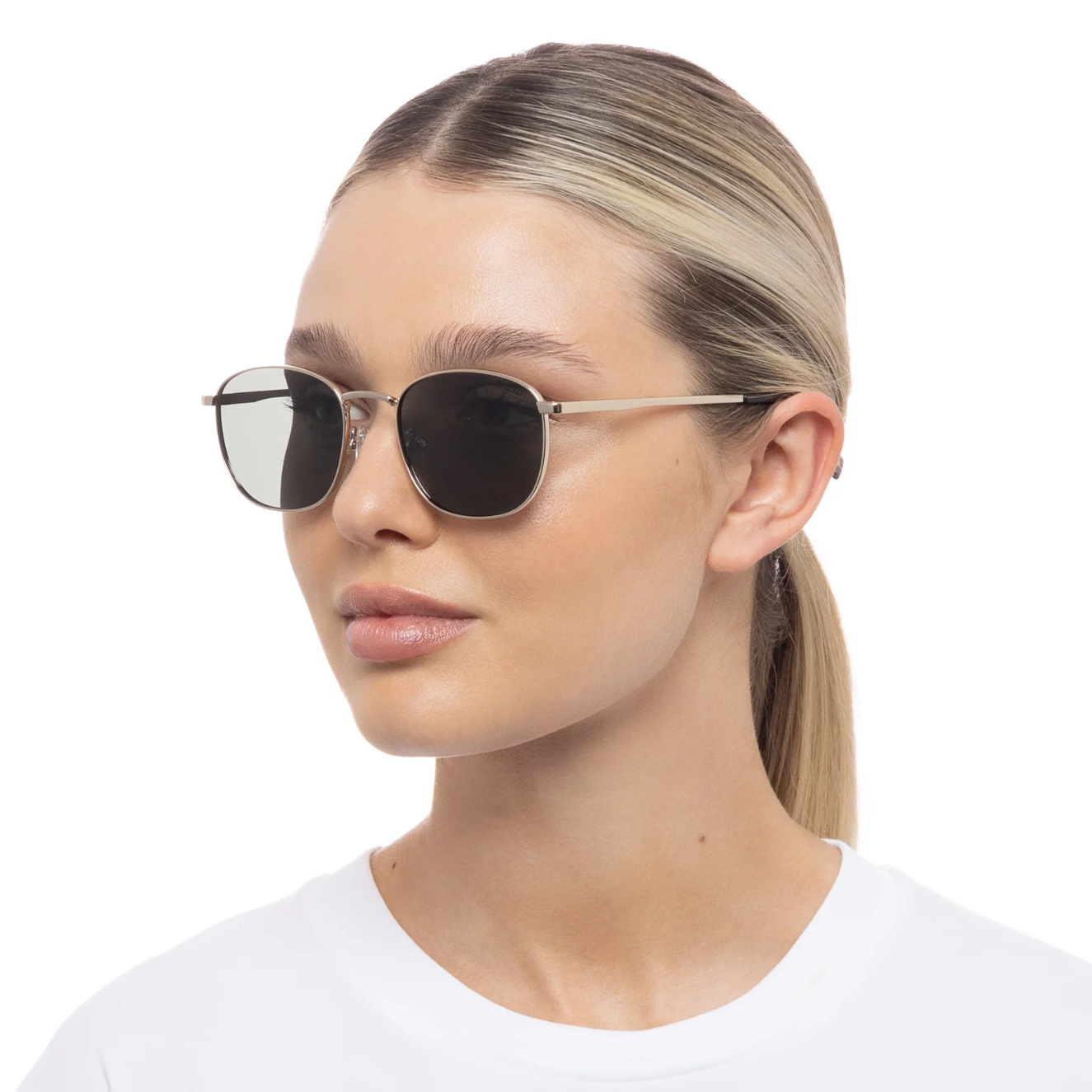 Lentes Le Specs Neptune Deux Gold Polarized – foto 6