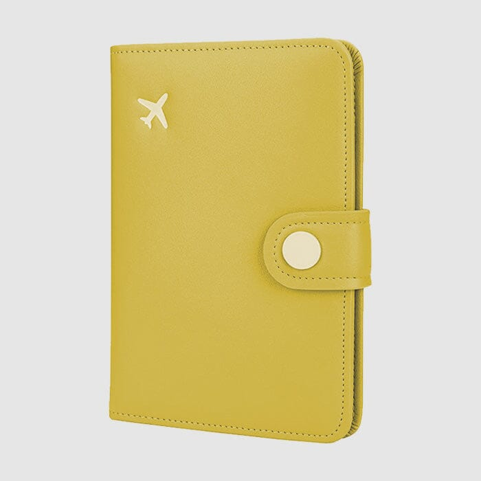 Porta Pasaporte Individual Amarillo – foto 1