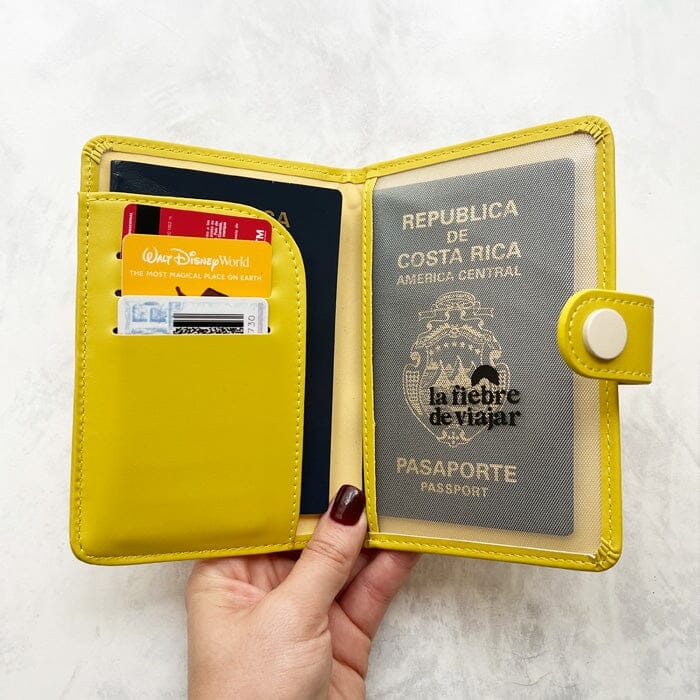 Porta Pasaporte Individual Amarillo – foto 2