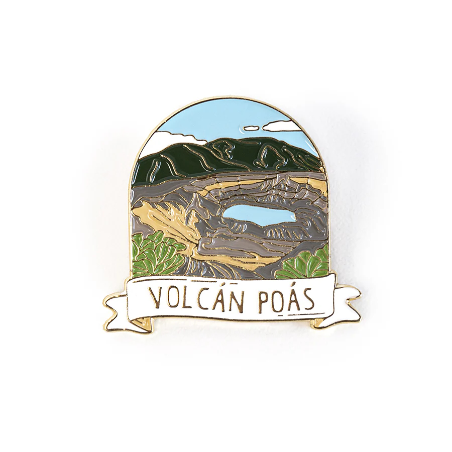 Pin Gallo-pin Volcan Poas – foto 1