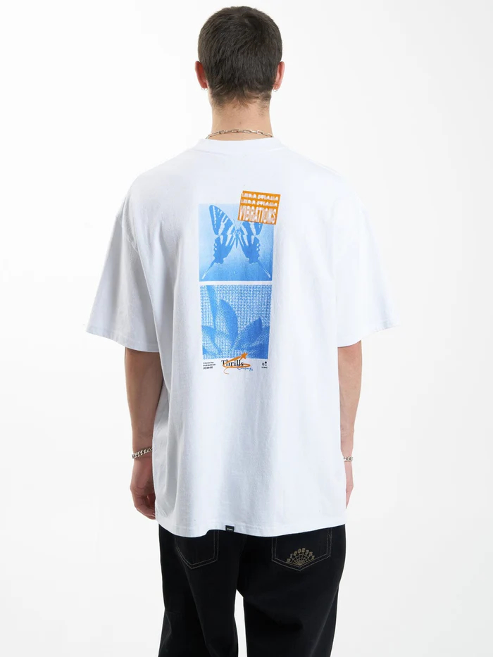 Camiseta Thrills Earthdrone Oversize White S – foto 1