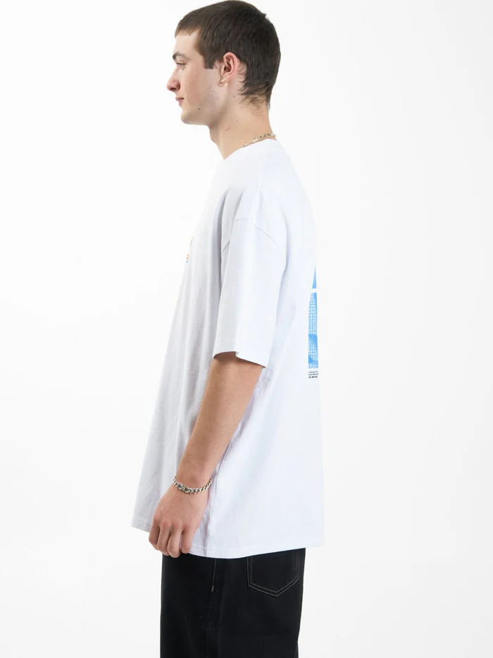 Camiseta Thrills Earthdrone Oversize White S – foto 3