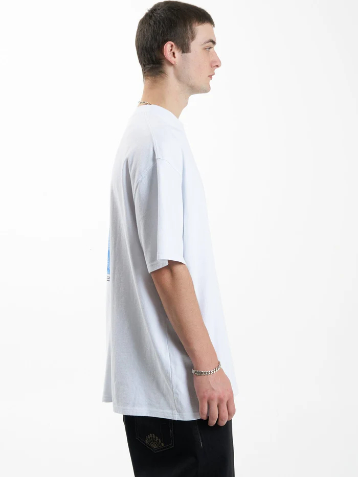 Camiseta Thrills Earthdrone Oversize White S – foto 4