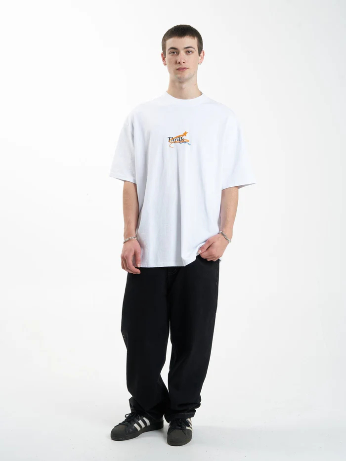 Camiseta Thrills Earthdrone Oversize White S – foto 5