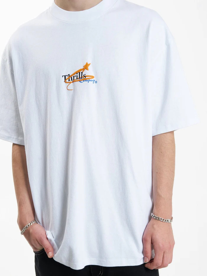 Camiseta Thrills Earthdrone Oversize White S – foto 6