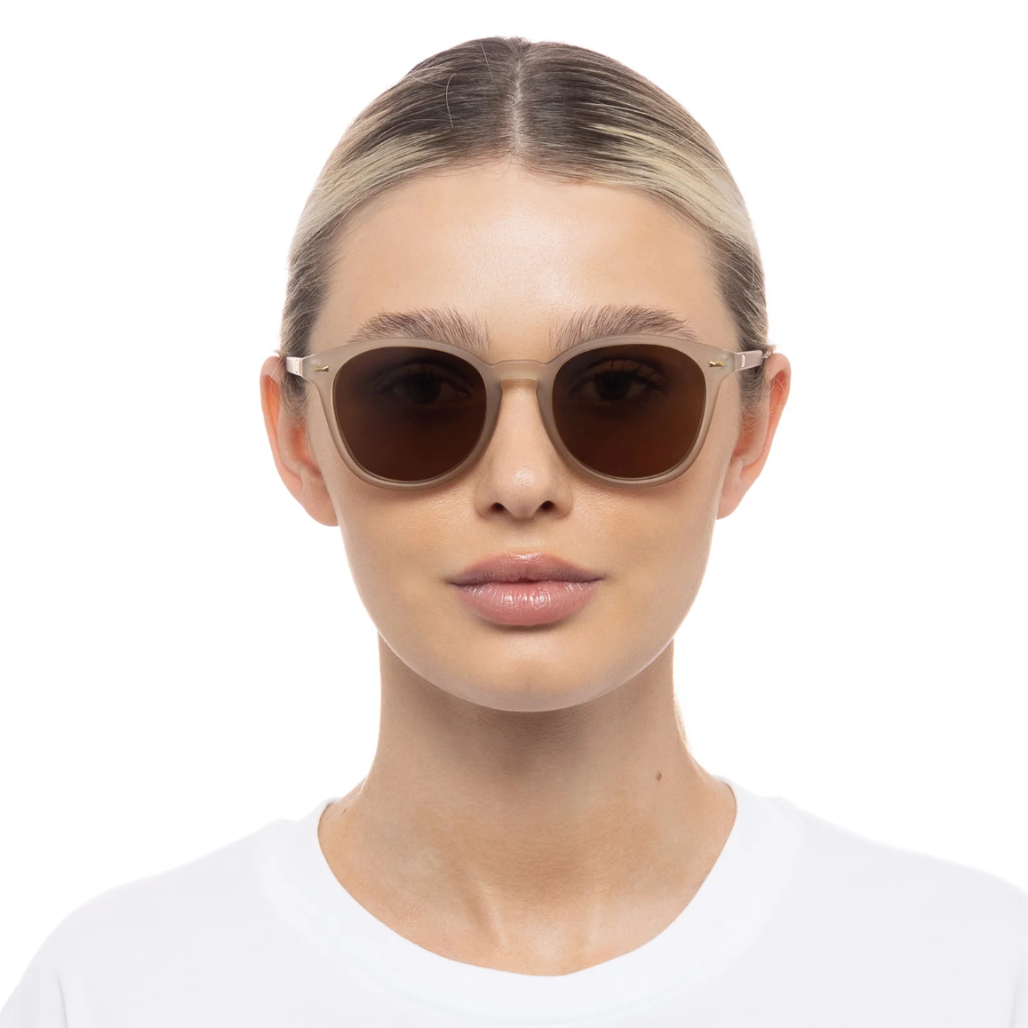 Lentes Le Specs Bandwagon Matte Stone Mirror – foto 3