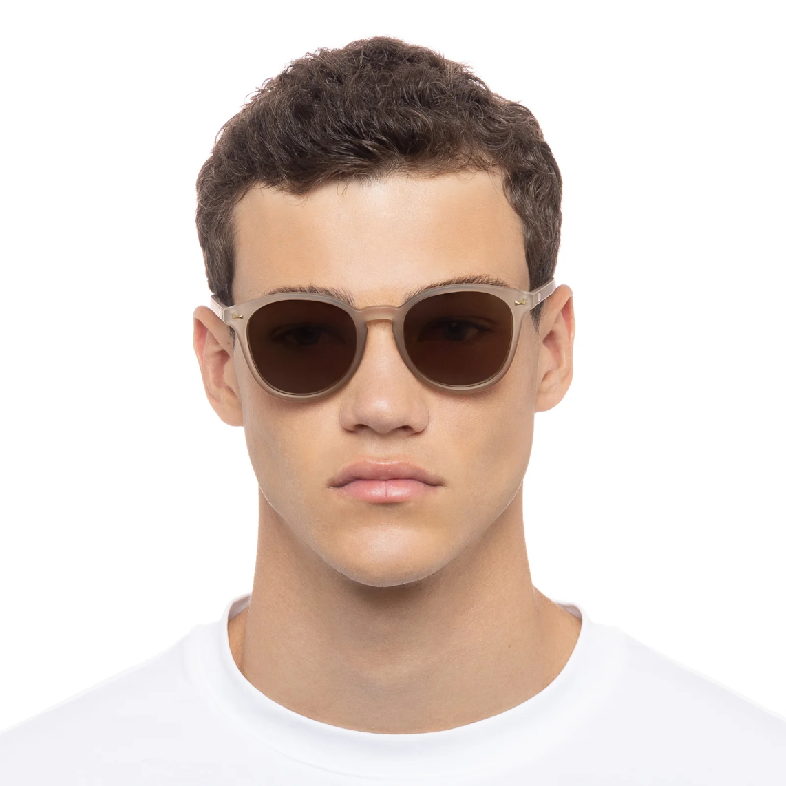 Lentes Le Specs Bandwagon Matte Stone Mirror – foto 5