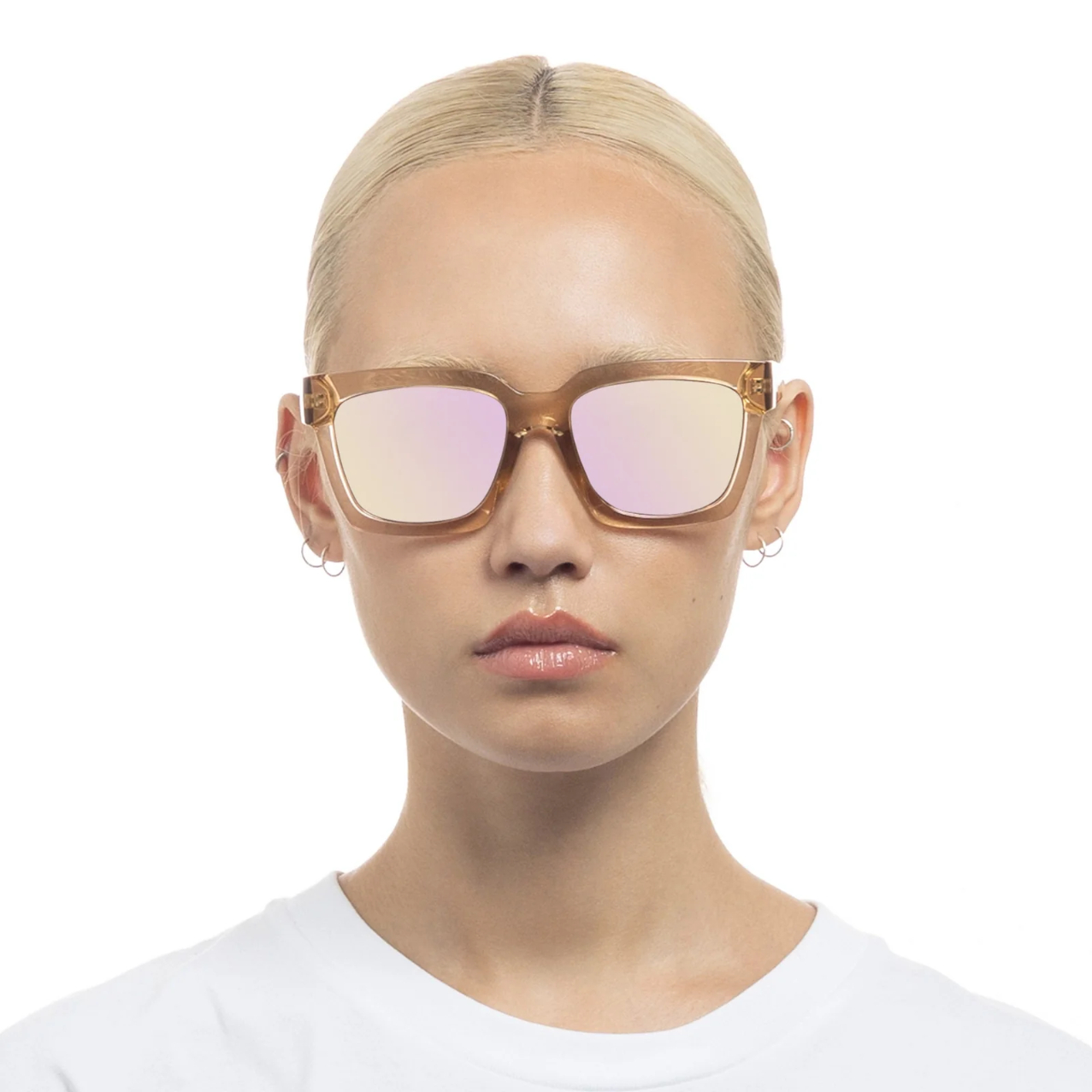 Lentes Le Specs Weekend Riot Sand Mirror – foto 3