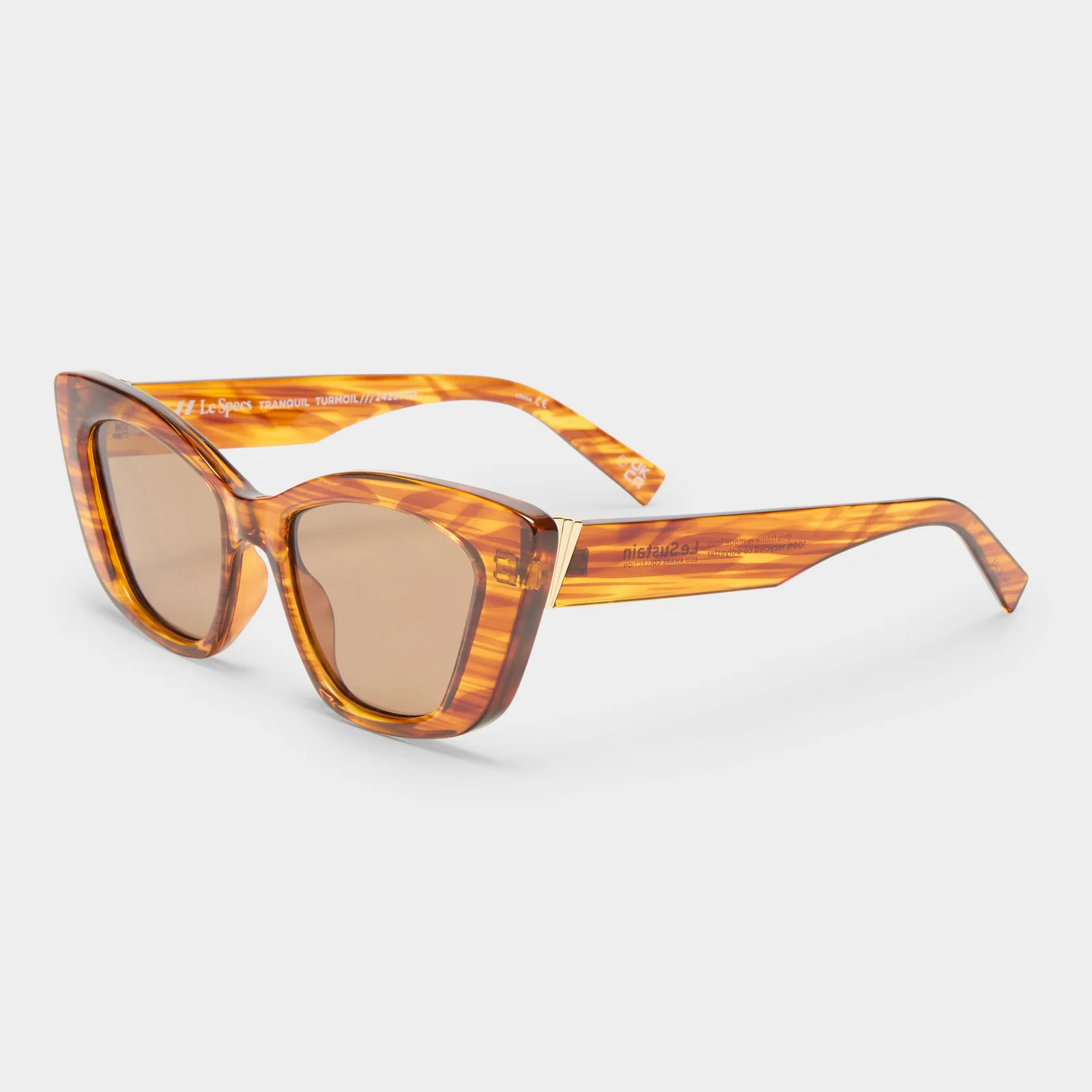 Lentes Le Specs Tranquil Turnmoil Woodstripe