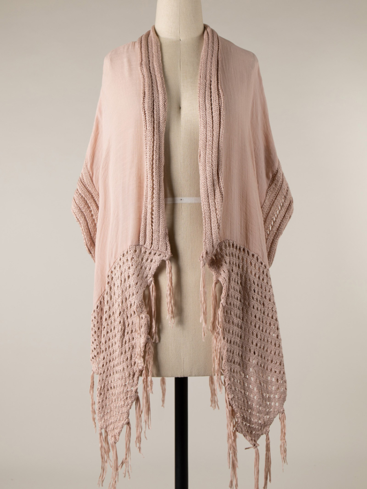 Boho Cardigan Mauve