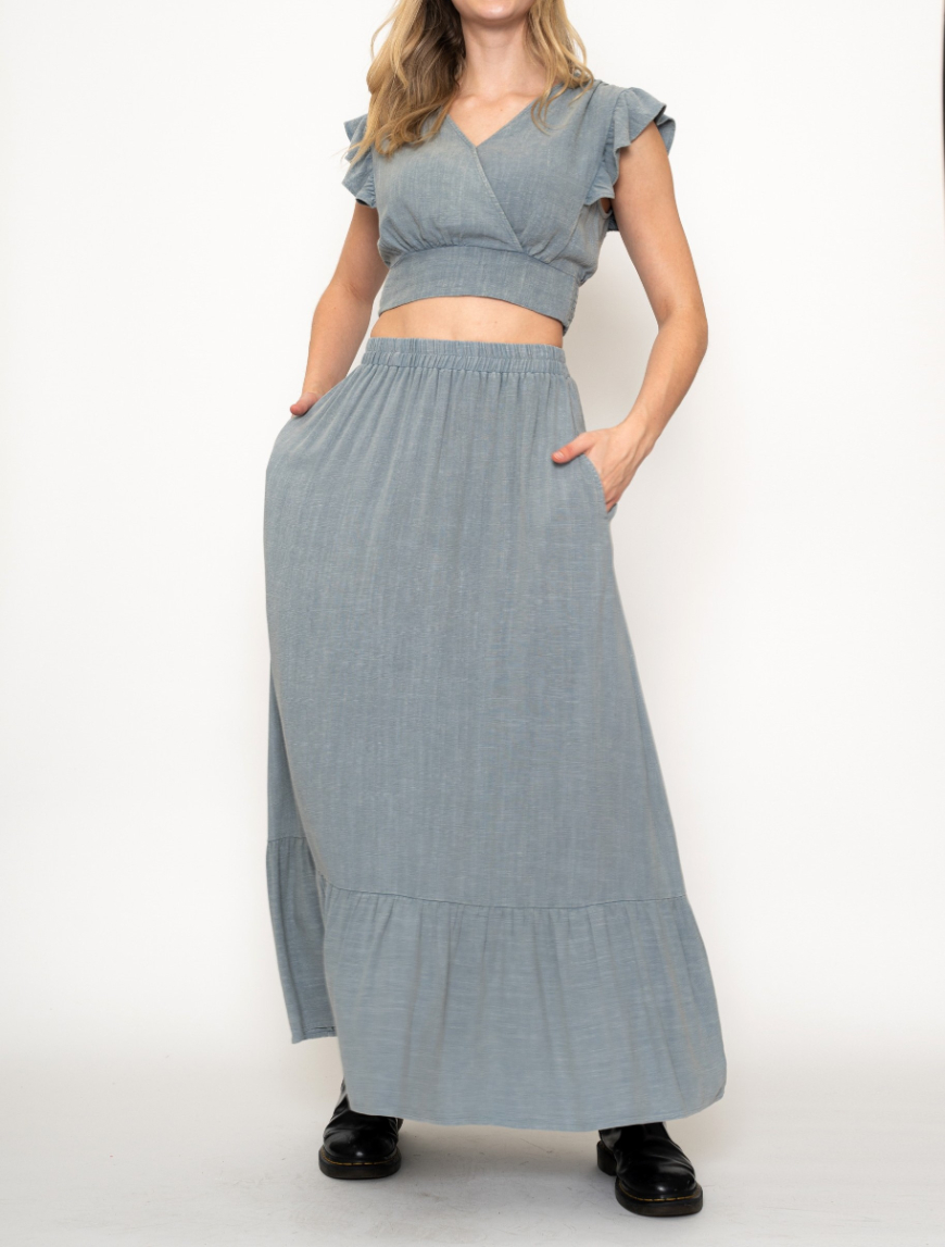 Enagua Denim Medium Wash – foto 2