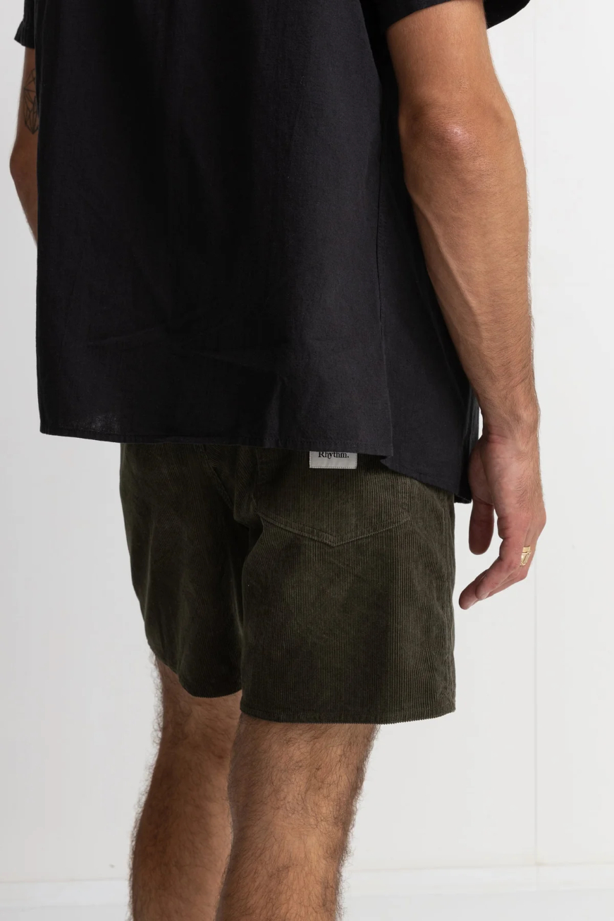Short Rhythm Classic Cord Olive – foto 2