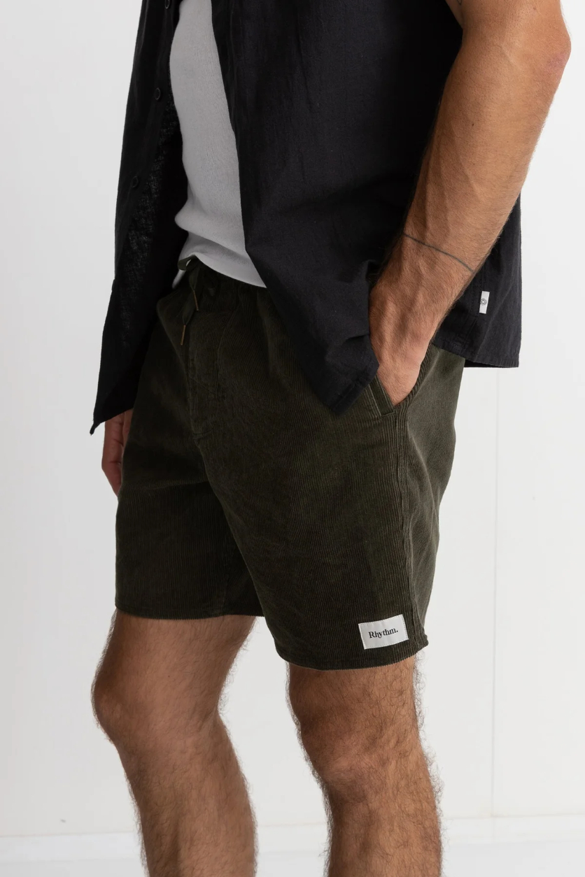 Short Rhythm Classic Cord Olive – foto 3