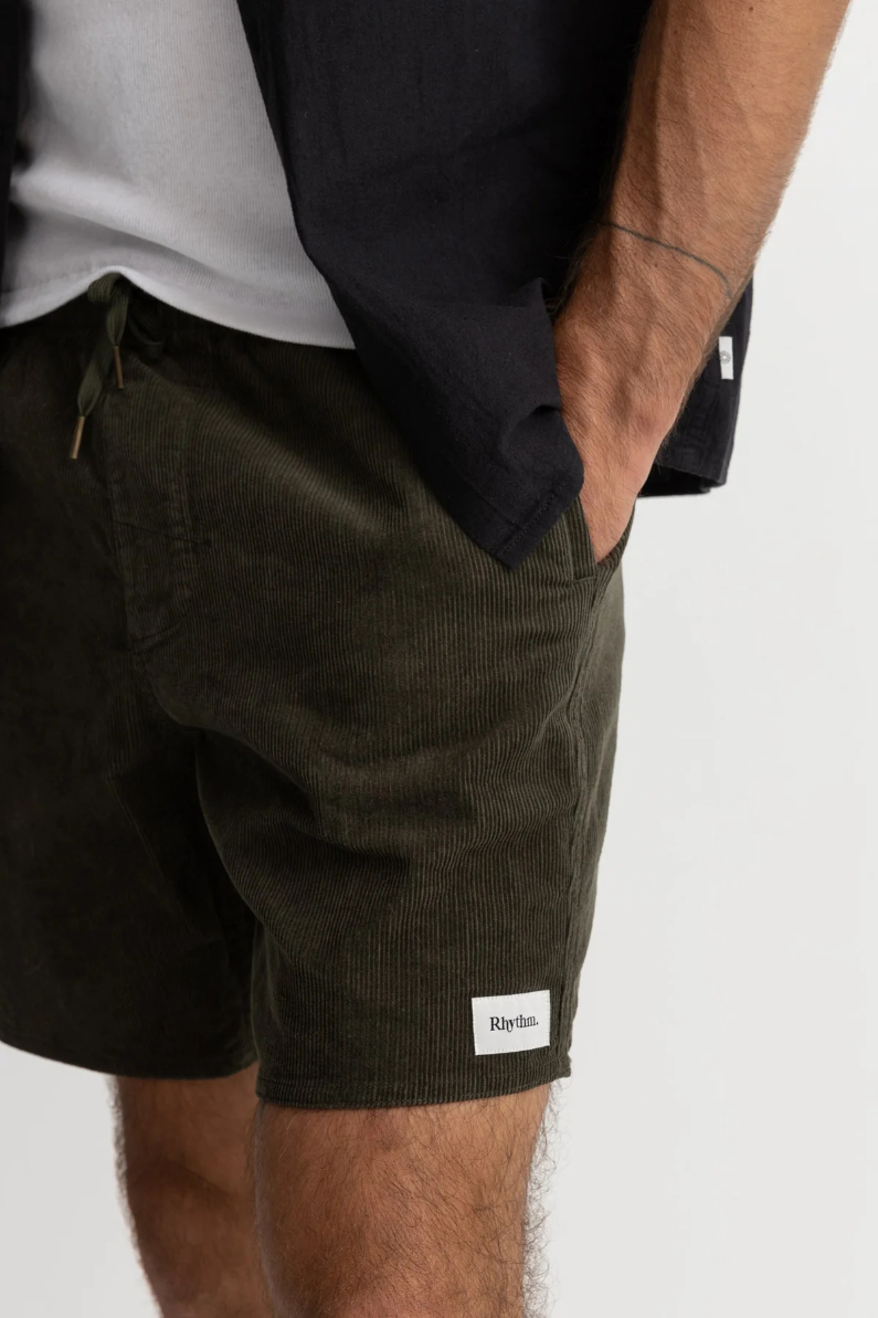 Short Rhythm Classic Cord Olive – foto 4