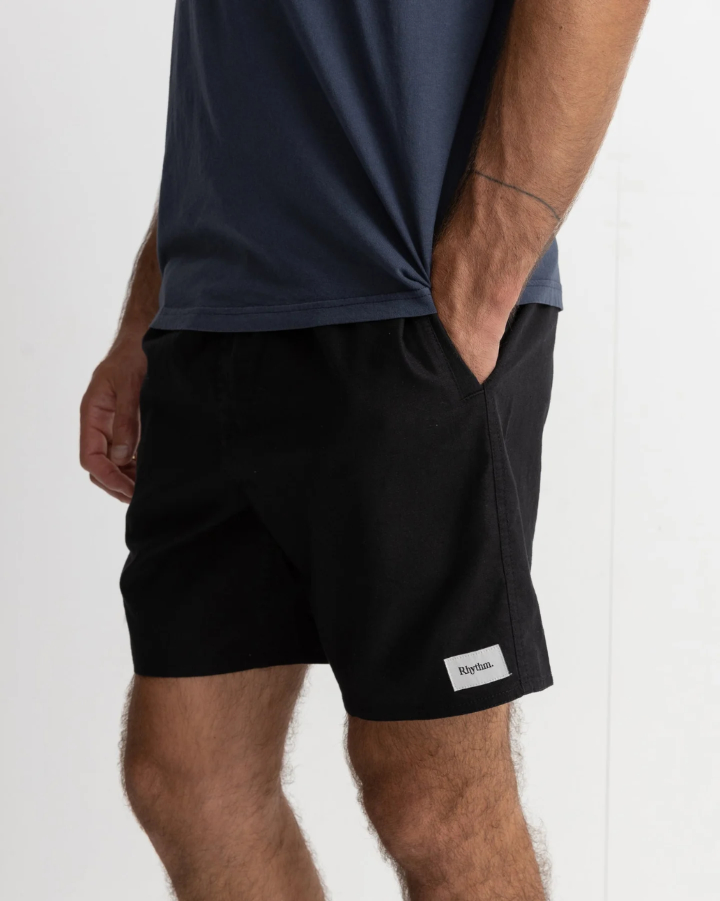 Short Rhythm Classic Linen Vintage Black – foto 3