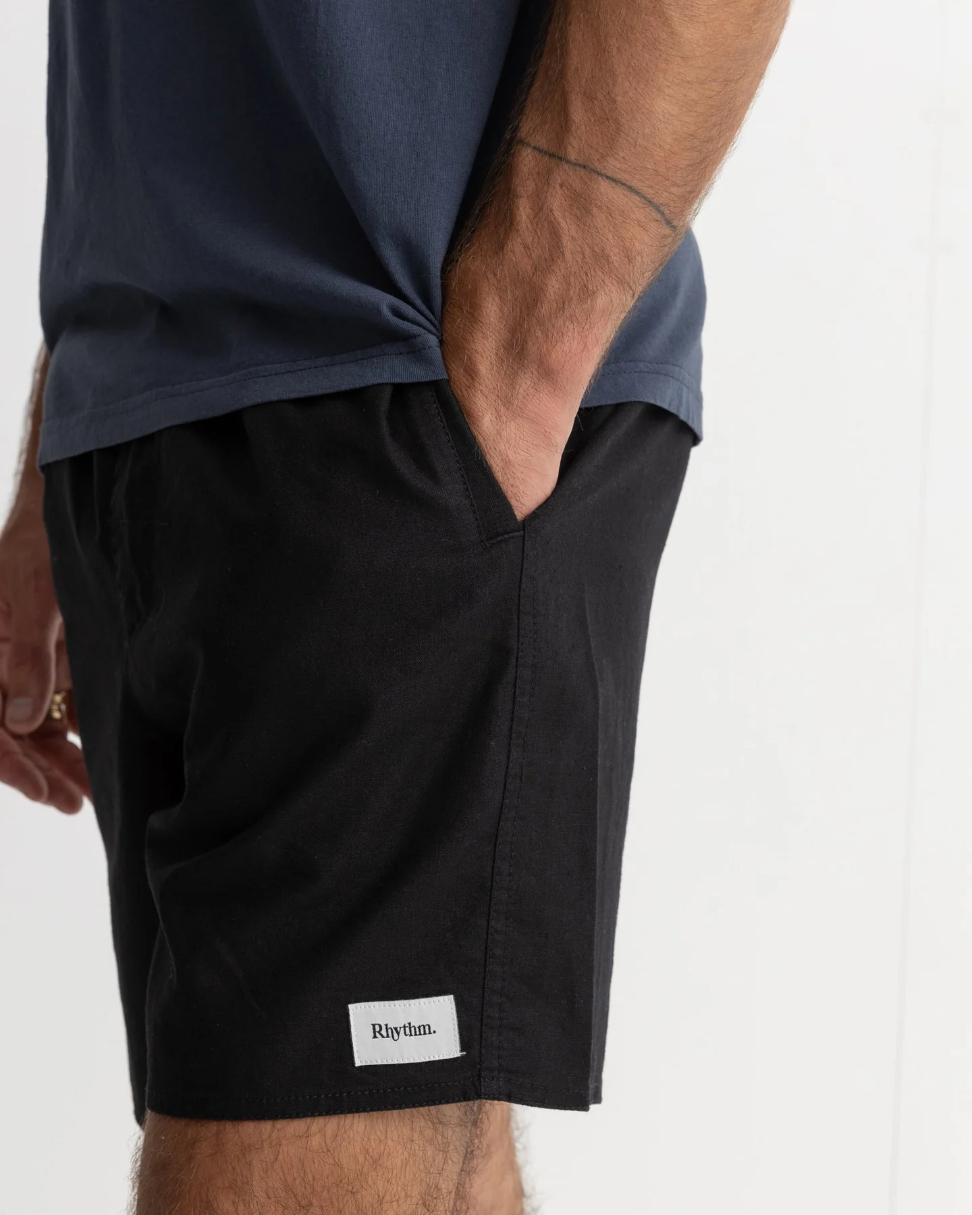 Short Rhythm Classic Linen Vintage Black – foto 4