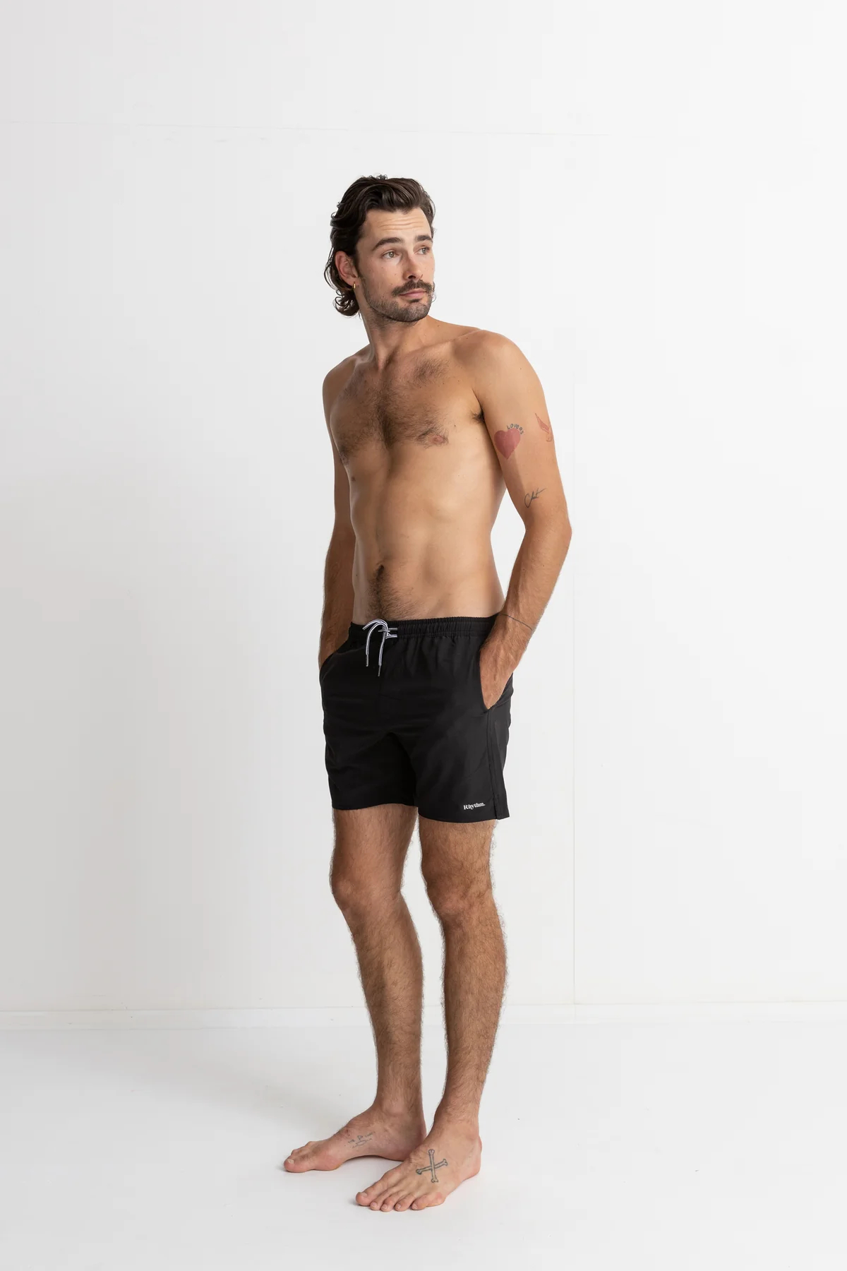 Pantaloneta Rhythm Classic Black – foto 1