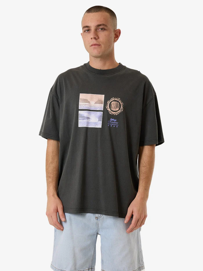 Camiseta Thrills Other Realities Box Fit Black – foto 1